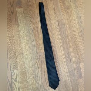 Canali Black Striped Necktie
